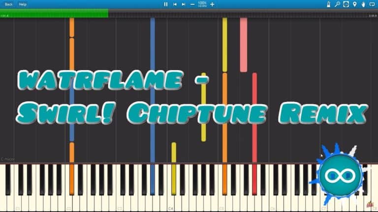 Waterflame – Swirl! Chiptune Remix Piano