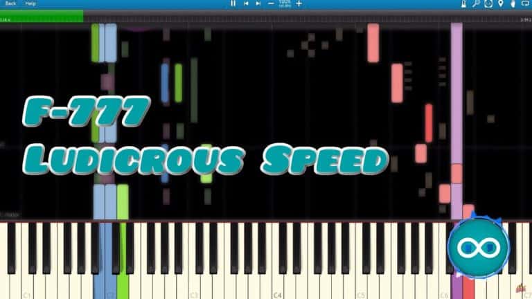 F-777 – Ludicrous Speed – Midi Synthesia(Piano) Cover