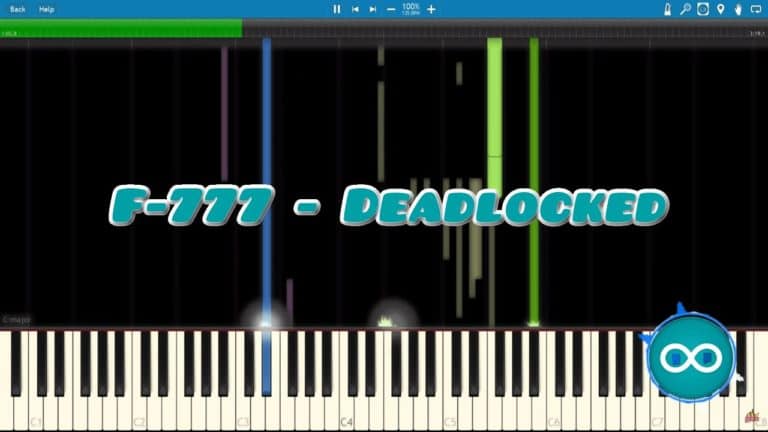 Geometry Dash – F-777 – Deadlocked Piano Midi Synthesia Cover