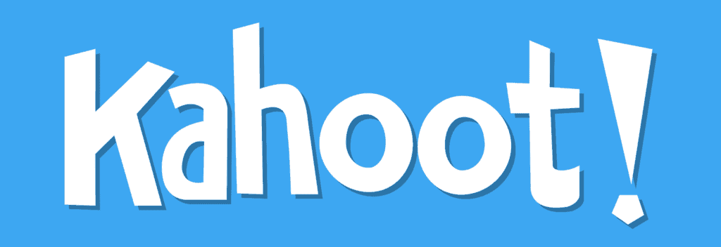 The Kahoot Logo in blue.