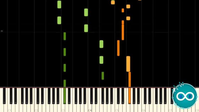 Dimrain47 – The Falling Mysts piano midi synthesia cover
