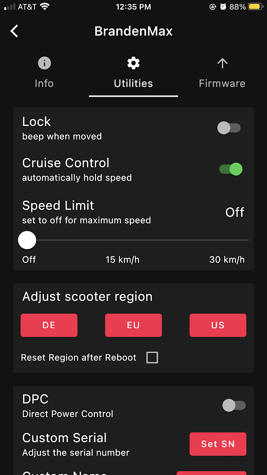 The US region has the least restrictions so choose that if you want max speed.