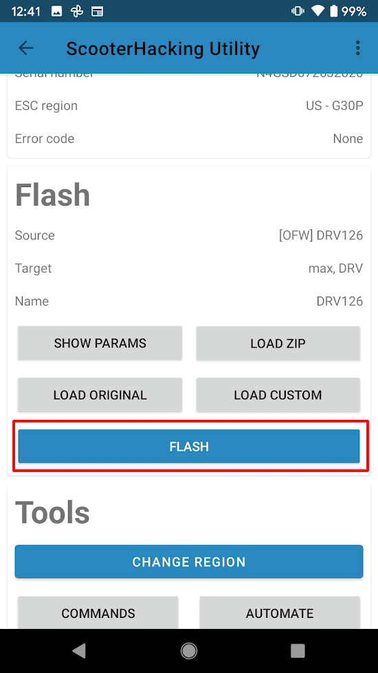 Click "Flash" and you should be good to go once its done.