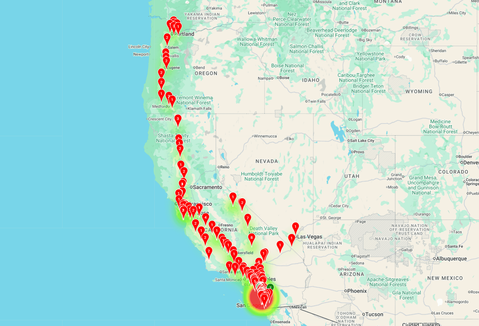 Everywhere I have charged in 3 years of ownership.